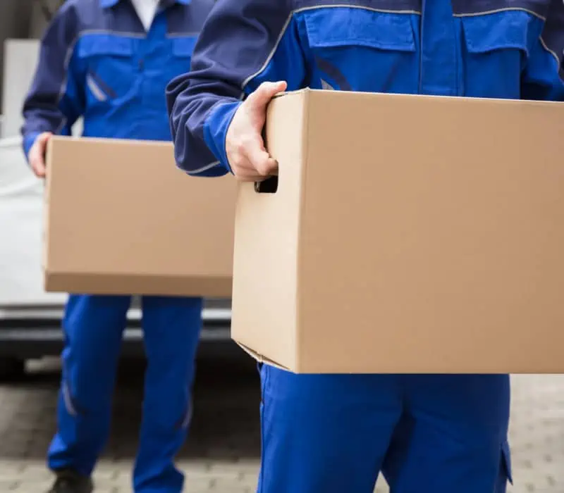 movers carrying boxes.