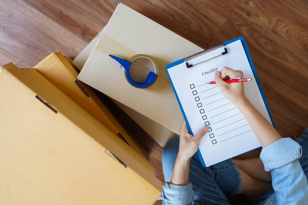 woman holding checklist