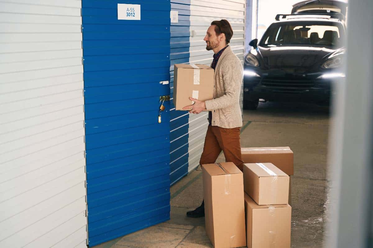 Secure storage unit by Dunbar Moving for reliable local and long-distance moving services in Long Island, NY